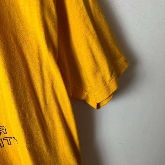 1989 Vintage 80s Unity In Our Diversity JCL T Shirt Adult Yellow Large L USA - Picture 16 of 16